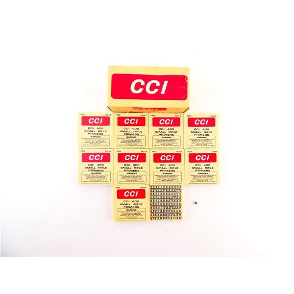 CCI NO. 400 SMALL RIFLE PRIMERS LOT