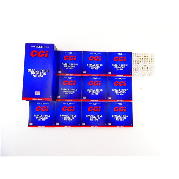 CCI NO. 400 SMALL RIFLE PRIMERS LOT