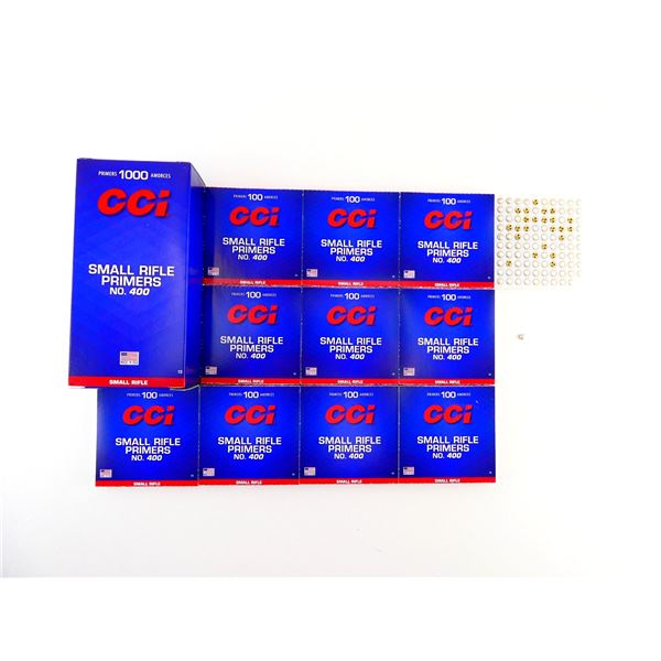 CCI NO. 400 SMALL RIFLE PRIMERS LOT