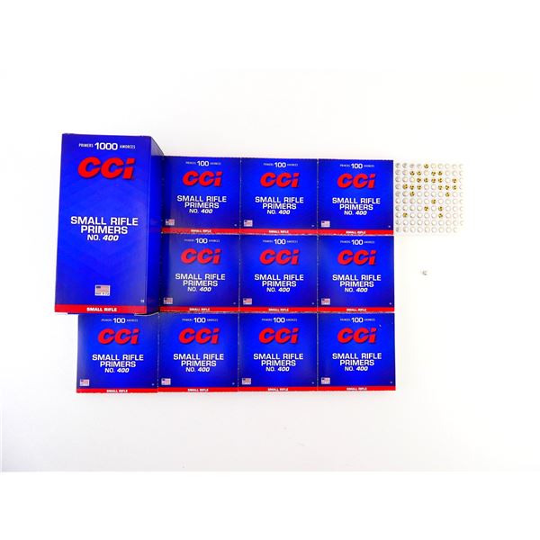 CCI NO. 400 SMALL RIFLE PRIMERS LOT