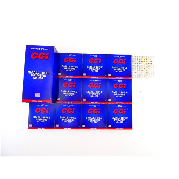 CCI NO. 400 SMALL RIFLE PRIMERS LOT