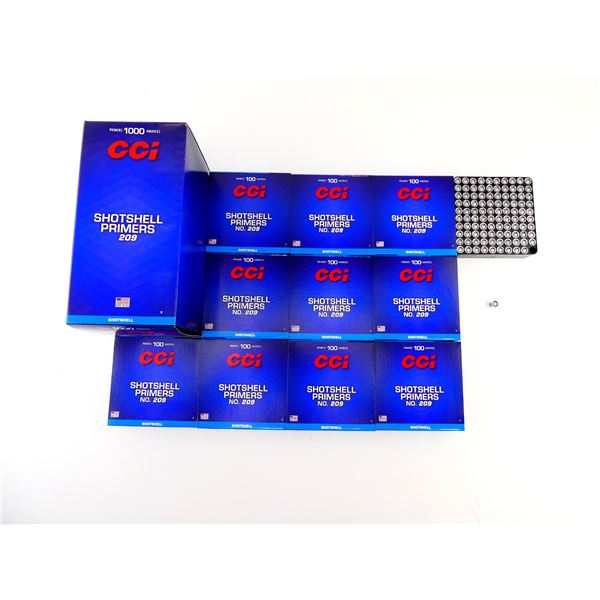 CCI NO. 209 SHOT SHELL PRIMERS LOT
