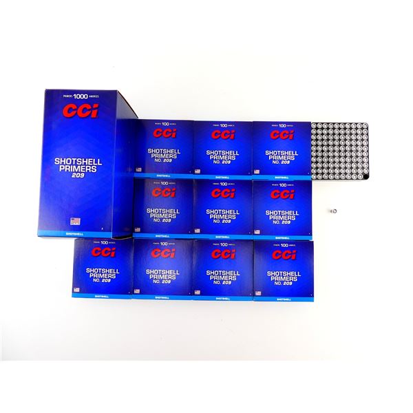 CCI NO. 209 SHOT SHELL PRIMERS LOT