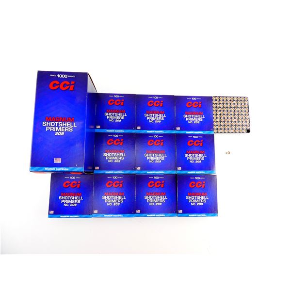 CCI NO. 209 MAGNUM SHOT SHELL PRIMERS LOT