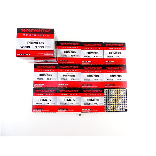 WINCHESTER NO. W209 SHOT SHELL PRIMERS LOT