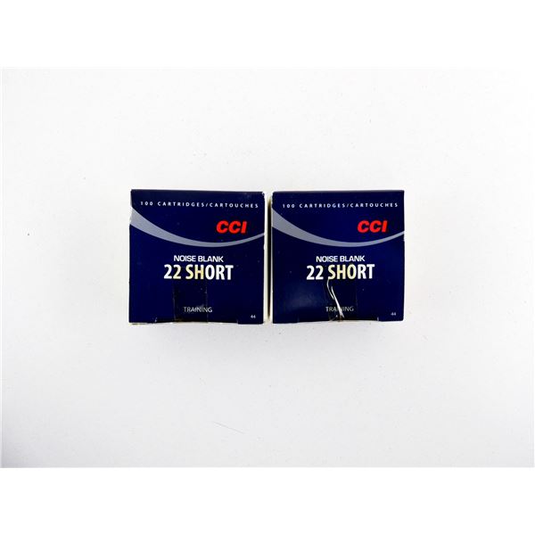 CCI .22 SHORT NOISE BLANKS LOT