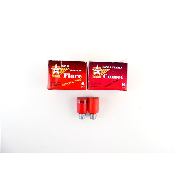 TRU FLARE RED SIGNAL FLARES LOT
