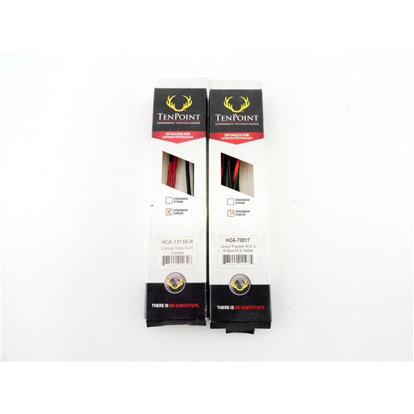 ASSORTED TEN POINT HCA-70017 CARBON PHANTOM RCX / ECLIPSE RCS CROSSBOW CABLES & HCA-13116-R CARBON N