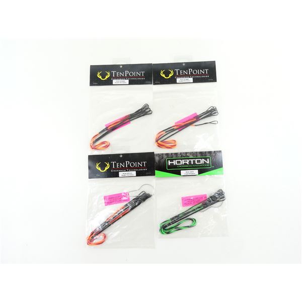 ASSORTED HORTON AND TEN POINT CROSSBOW CABLES LOT