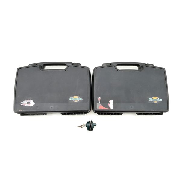 FLAMBEAU HARD PADDED HAND GUN CASES LOT
