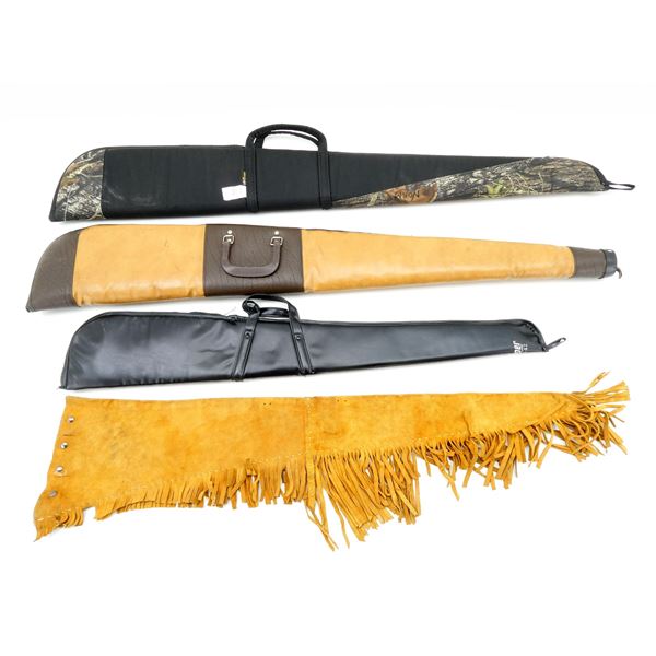 ASSORTED SOFT PADDED AND NON-PADDED RIFLE CASES LOT