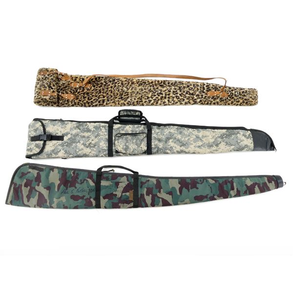 ASSORTED SOFT PADDED RIFLE CASES LOT