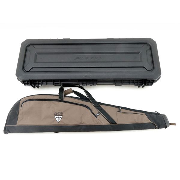 ASSORTED PLANO HARD PADDED AND SOFT PADDED RIFLE CASES LOT