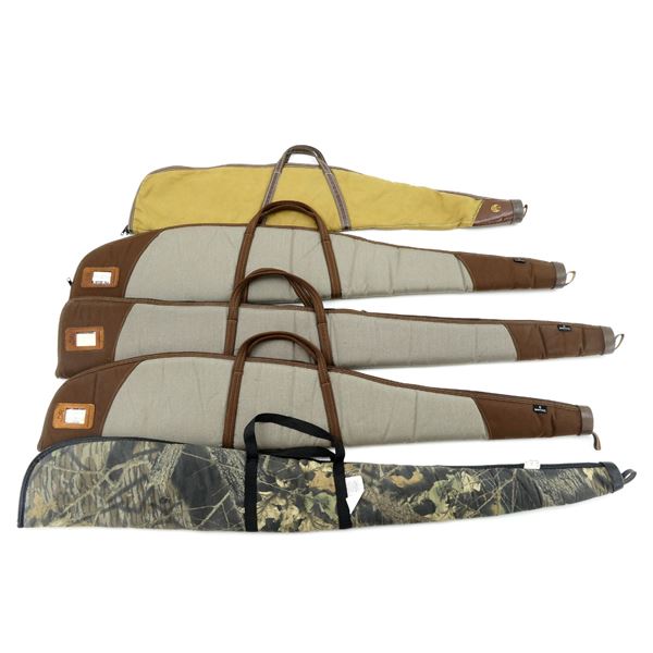 ASSORTED SOFT PADDED RIFLE CASES LOT