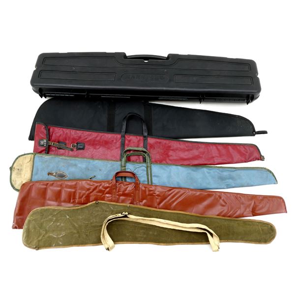 ASSORTED HARD PADDED / SOFT PADDED RIFLE AND NON-PADDED RIFLE CASES LOT