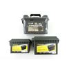 Image 1 : GRIP AND MAGNUM DRY AMMO / STORAGE BOX LOT