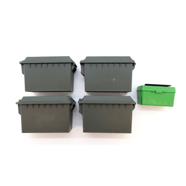 UNKNOWN DRY AMMO / STORAGE BOX LOT