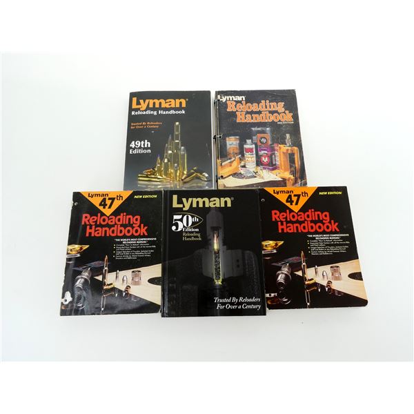 ASSORTED "RELOADING HANDBOOK" BOOKS LOT