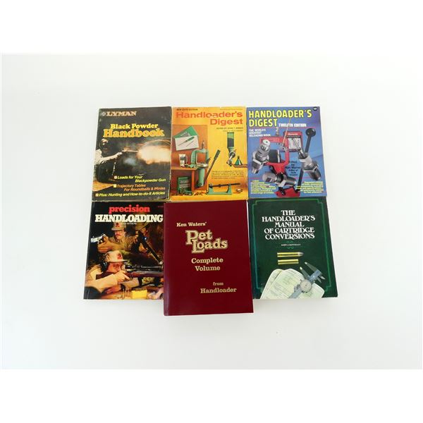 ASSORTED HANDLOADING / BLACK POWDER HANDBOOKS LOT