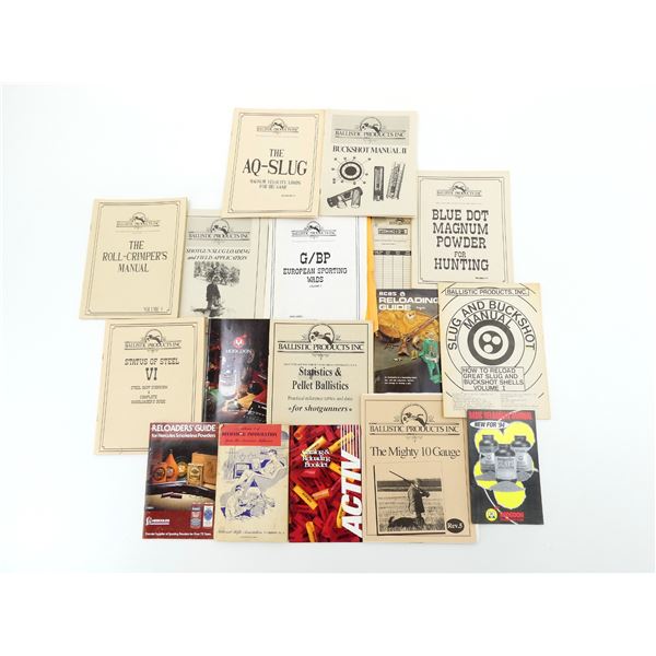 ASSORTED RELOADING / ETC. PUBLICATIONS LOT