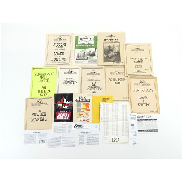 ASSORTED RELOADING / ETC. PUBLICATIONS LOT