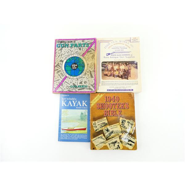 "HOW TO BUILD A KAYAK" BOOK AND ASSORTED CATALOGUES LOT