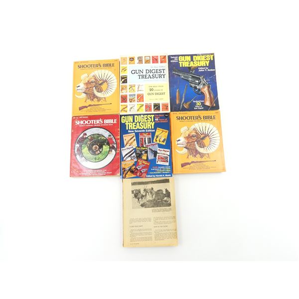 "GUN DIGEST TREASURY" AND "SHOOTER'S BIBLE" CATALOGUES LOT