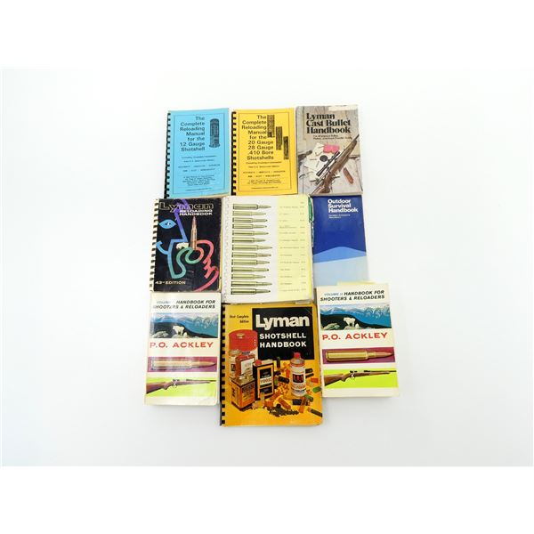 ASSORTED RELOADING / ETC. BOOKS LOT