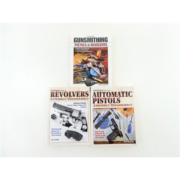 ASSORTED GUNSMITHING AND GUN DIGEST BOOK LOT