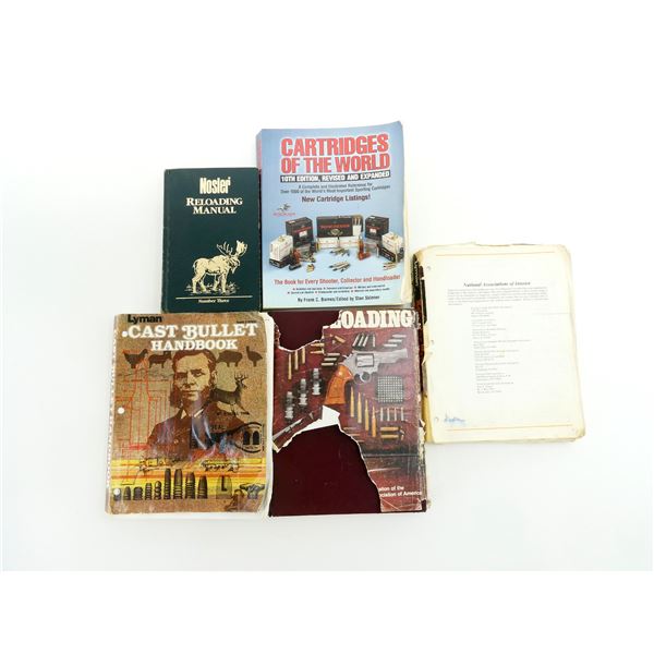 ASSORTED RELOADING BOOK LOT