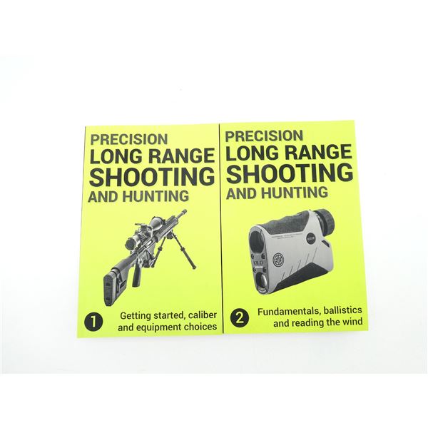 PRECISION LONG RANGE SHOOTING AND HUNTING VOLUME 1 & 2 BOOK LOT