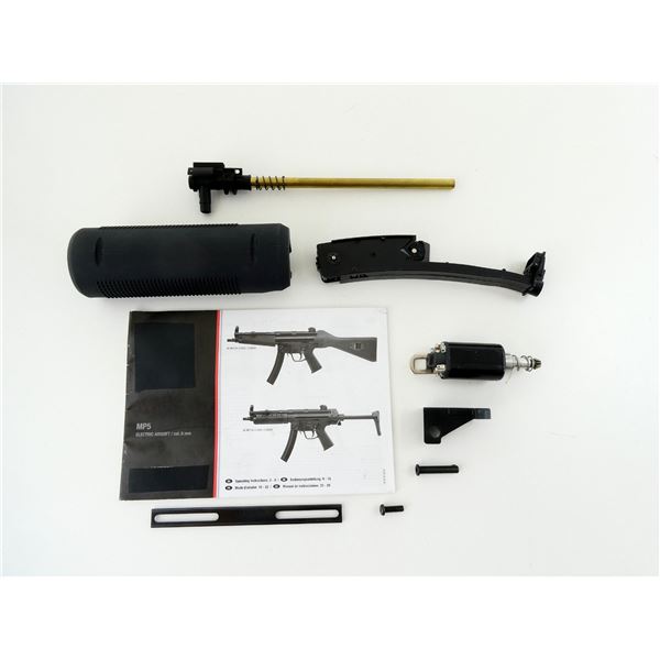 ASSORTED MP5 ELECTRIC AIRSOFT/CAL.6MM PARTS LOT