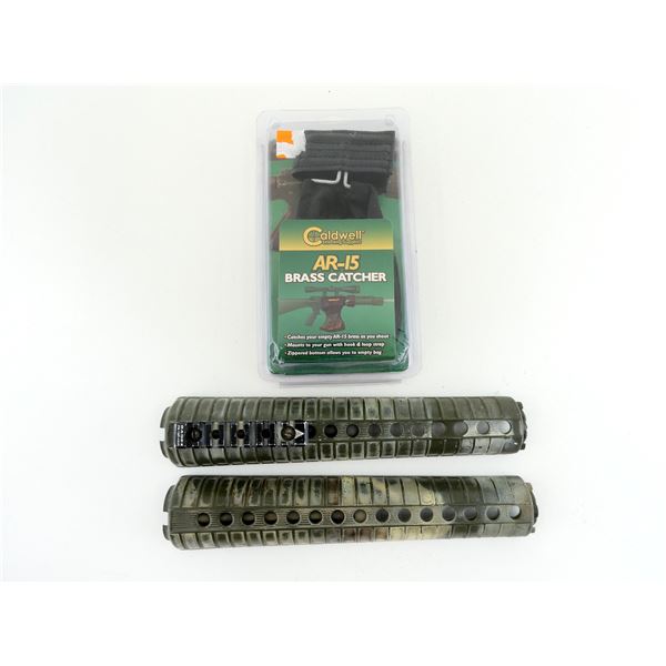 AR-15 A2 HANDGUARD AND CALDWELL AR-15 BRASS CATCHER LOT