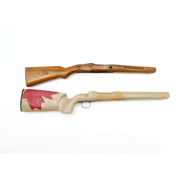 MAUSER SPORTER STOCK AND UNKNOWN STOCK LOT