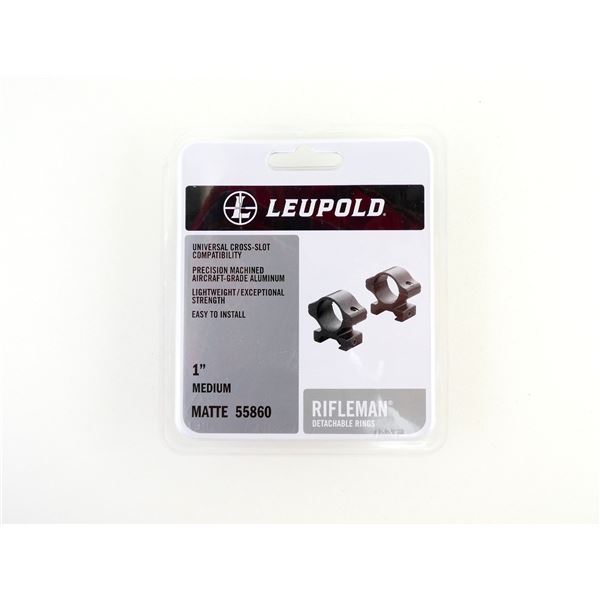 LEUPOLD RIFLEMAN 1" MEDIUM SCOPE RINGS