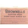 Image 3 : BROWNELL'S SLOTTED HEAD SIGHT BASE SCREW KIT AND ASSORTED SCOPE PARTS LOT