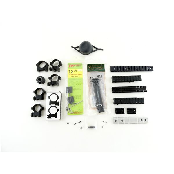 ASSORTED GUNSMITH SCOPE PARTS LOT