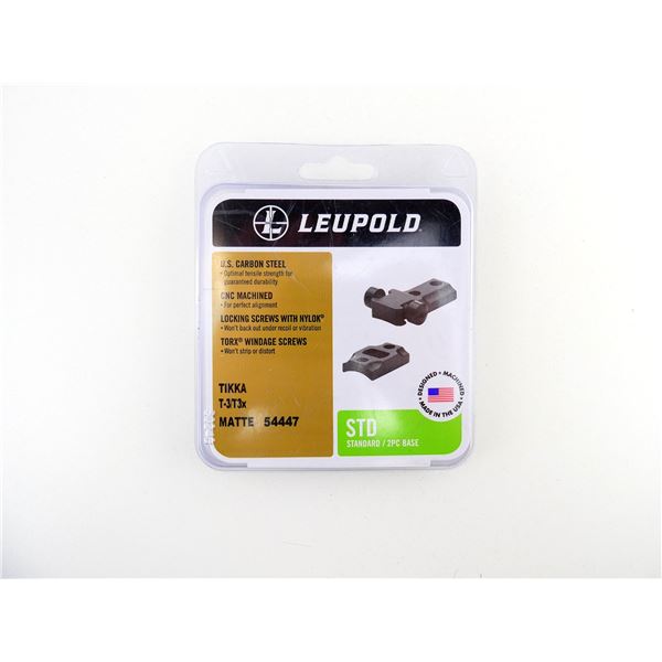 LEUPOLD TIKKA T-3 / T3X STANDARD 2-PIECE BASE