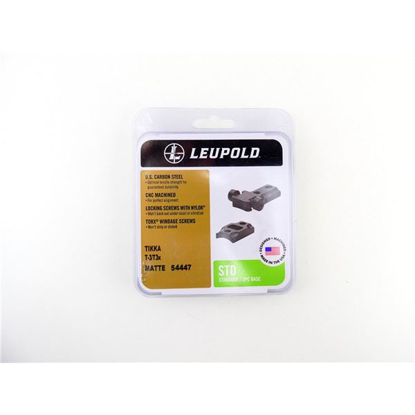 LEUPOLD TIKKA T-3 / T3X STANDARD 2-PIECE BASE