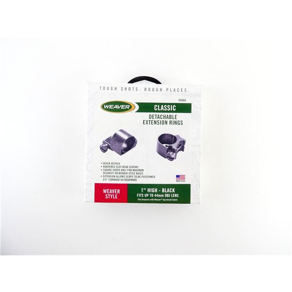 WEAVER CLASSIC 1" HIGH DETACHABLE EXTENSION RINGS