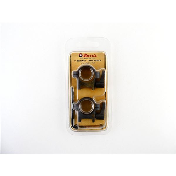 BURRIS QUICK DETACH 1" ZEE RINGS