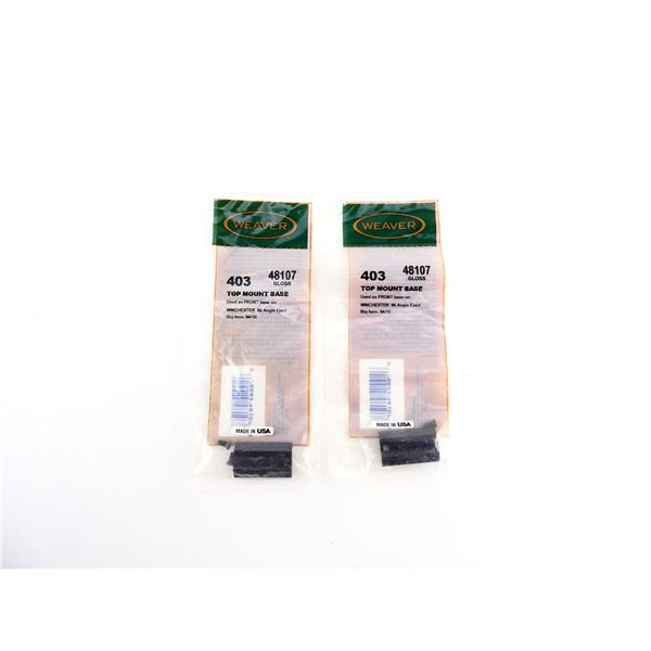 WEAVER 48107 TOP MOUNT BASE LOT