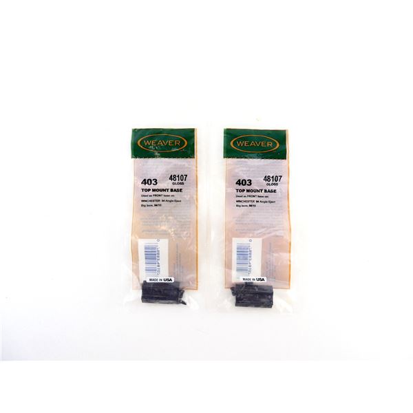 WEAVER 48107 TOP MOUNT BASE LOT
