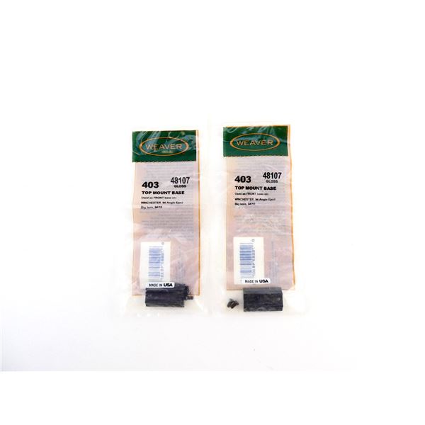 WEAVER 48107 TOP MOUNT BASE LOT