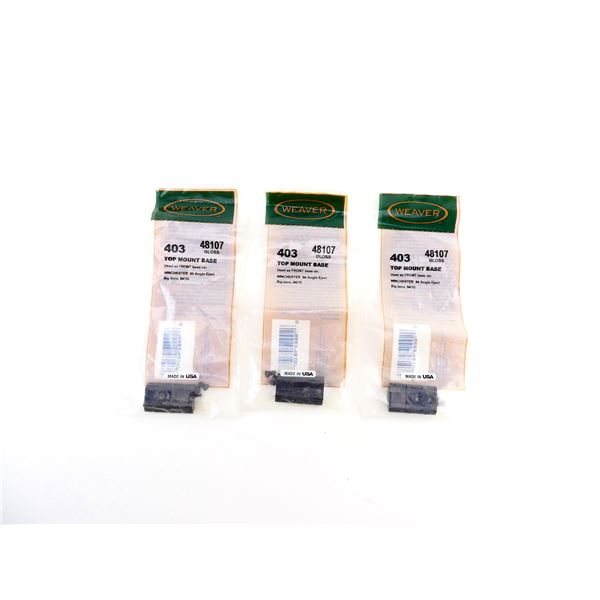 WEAVER 48107 TOP MOUNT BASE LOT