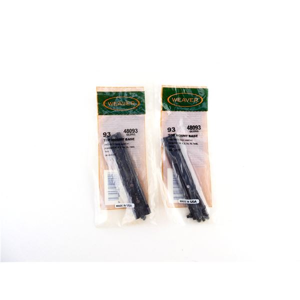 WEAVER 48093 TOP MOUNT BASE LOT