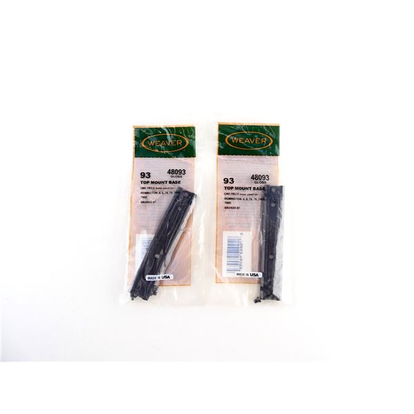 WEAVER 48093 TOP MOUNT BASE LOT