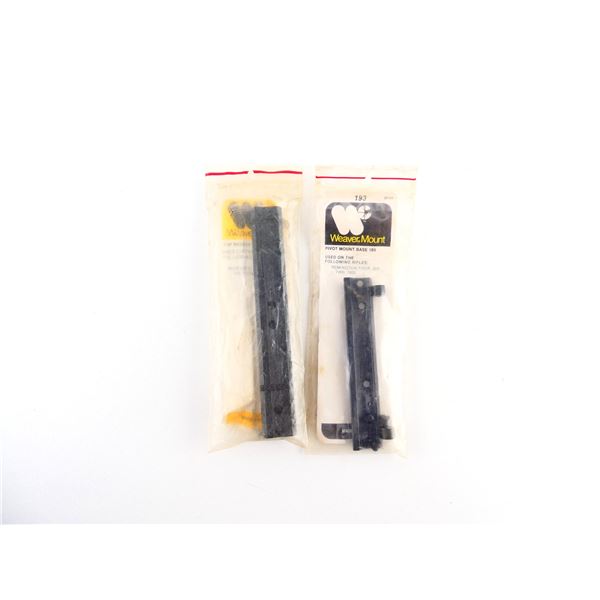 WEAVER MOUNT RIFLE & SHOTGUN LOT