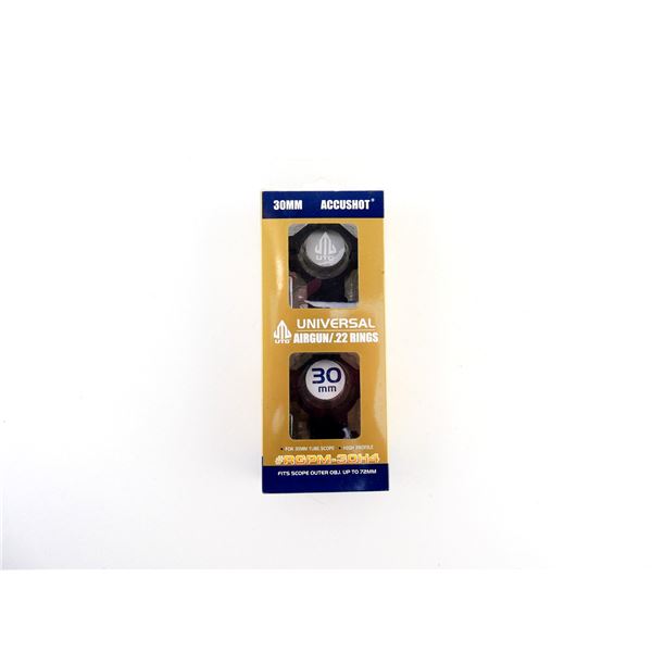 UTG 30MM HIGH AIR GUN / .22 RIFLE RINGS