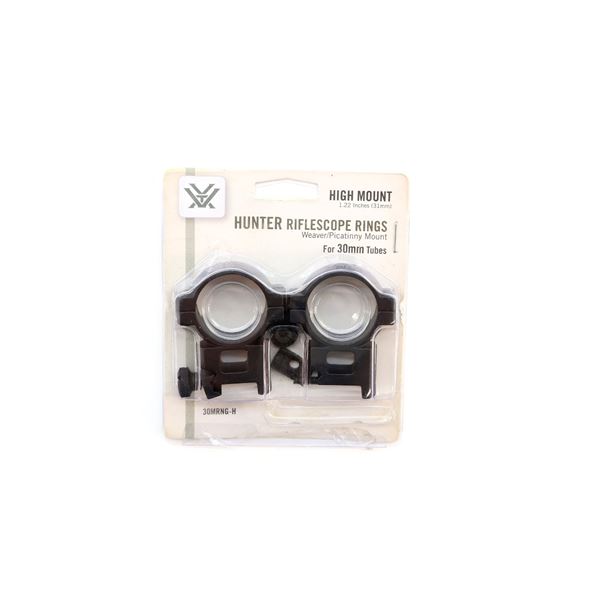 HUNTER RIFLESCOPE RINGS HIGH MOUNT